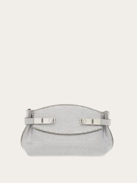 Hug crossbody bag with crystals (S)