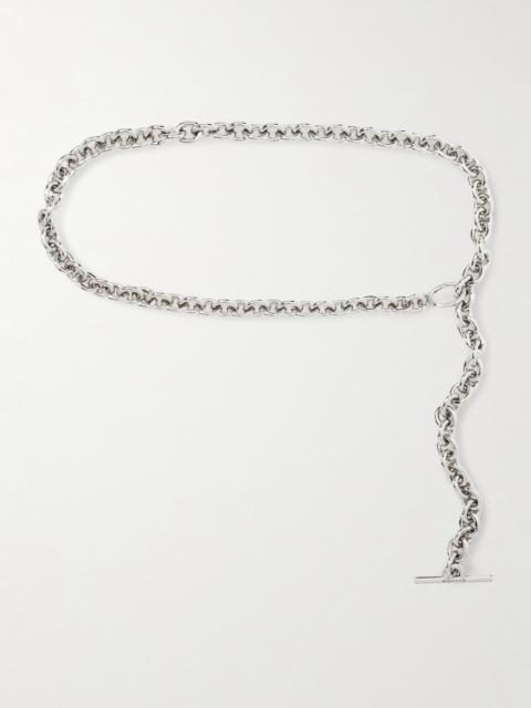 Silver-tone Chain Belt