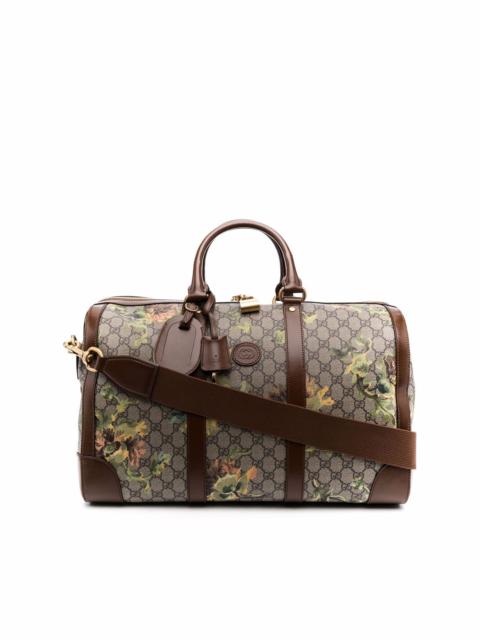 GG carnation print duffle bag