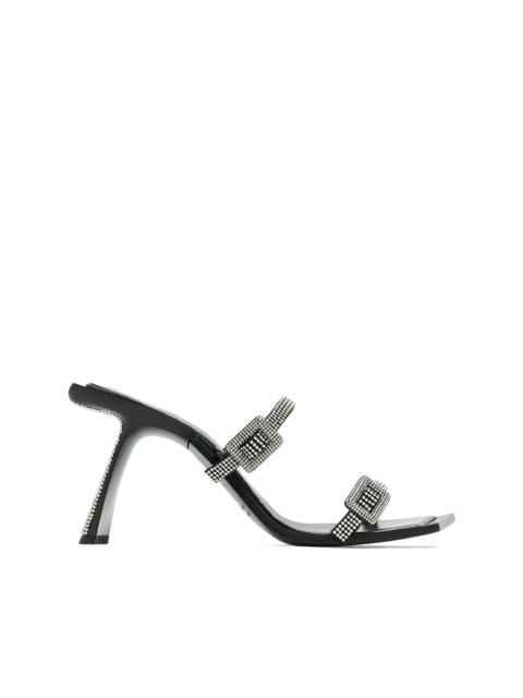 Ewa 80mm crystal-embellished mules