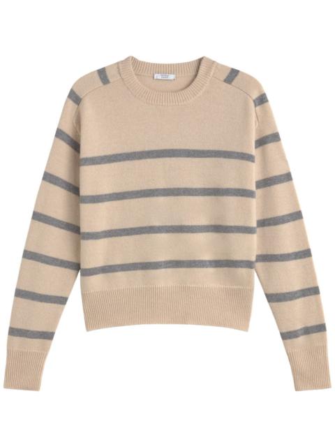 striped long-sleeve jumper