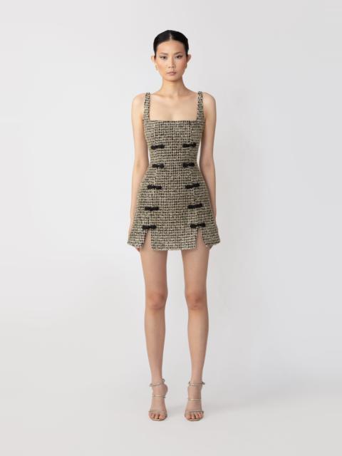AIDAN TWEED MINI DRESS