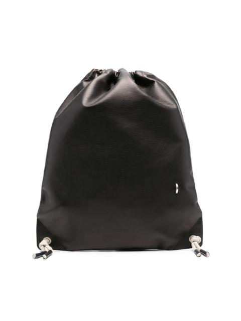 leather backpack