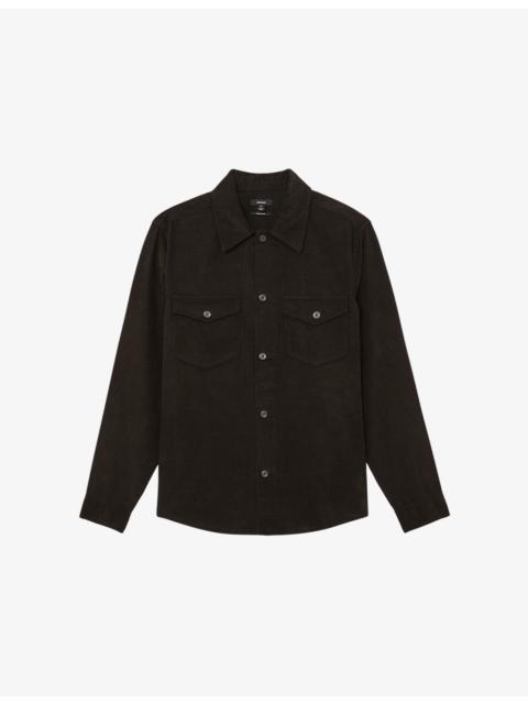 Kai Patch-Pocket Cotton-Corduroy Overshirt