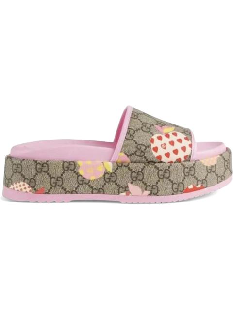 Gucci GG Slide Les Pommes (Women's)