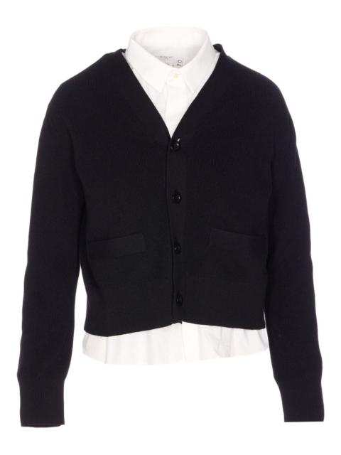 button-front knitted cardigan