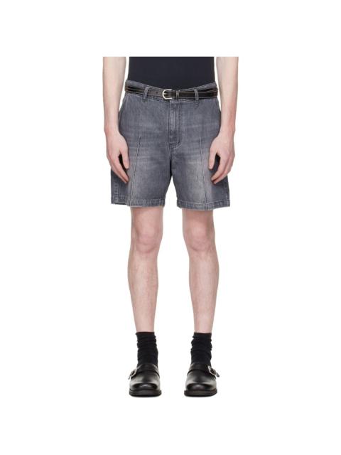 Gray Ceremony Denim Shorts
