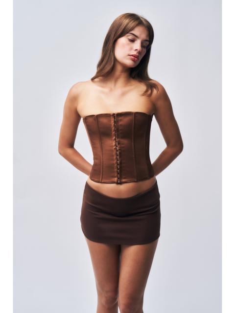 SATIN CORSET
