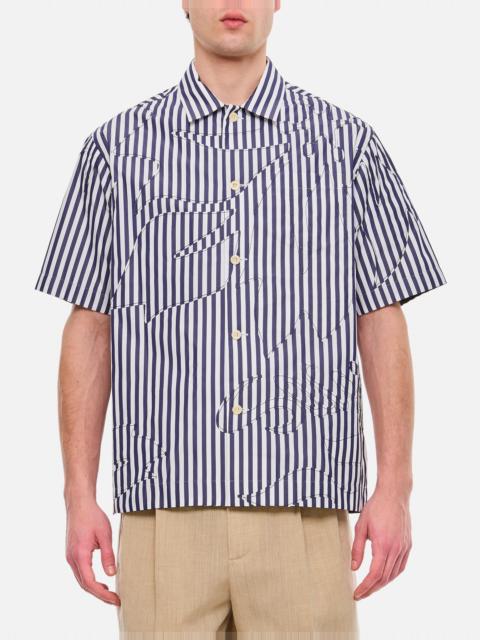 Short-Sleeve Striped Shirt