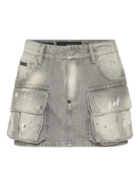 cargo mini skirt
