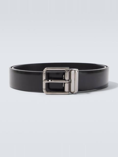 Leather belt