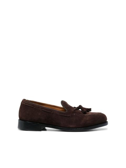 tassel-detail suede loafers