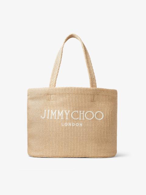 Beach Tote E/W
Natural Raffia Embroidered Tote Bag