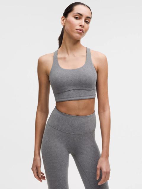 lululemon Energy Longline Bra Evolve Herringbone *Medium Support, B–D Cups