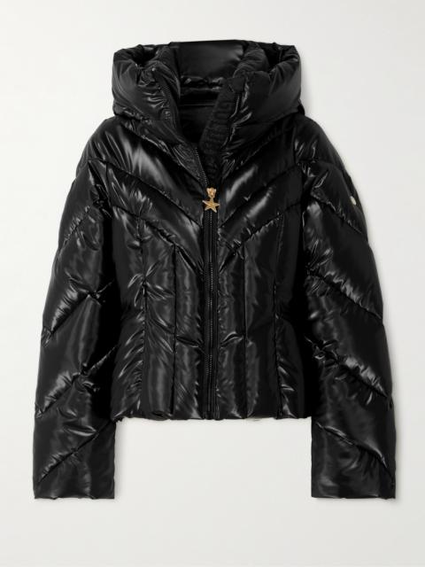 Elodie Hooded Quilted Ski Jacket