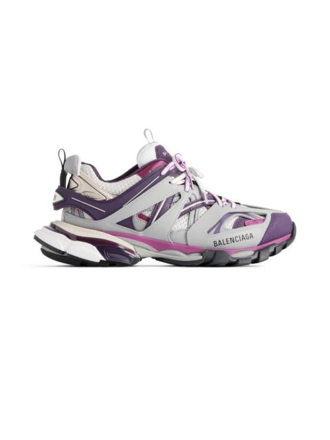 Women's Track Sneaker in Grey/purple