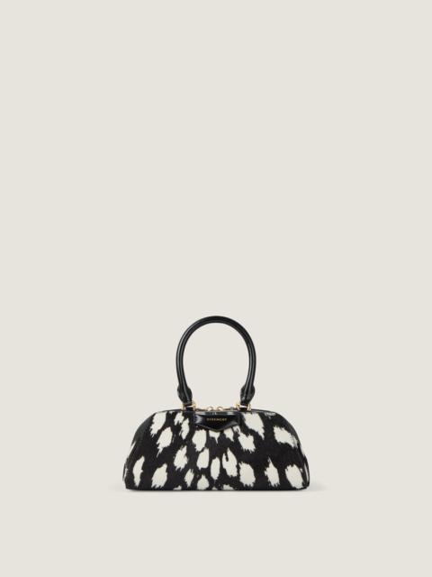 MINI ANTIGONA EAST-WEST BAG IN PONY EFFECT LEATHER WITH ANIMAL PRINT