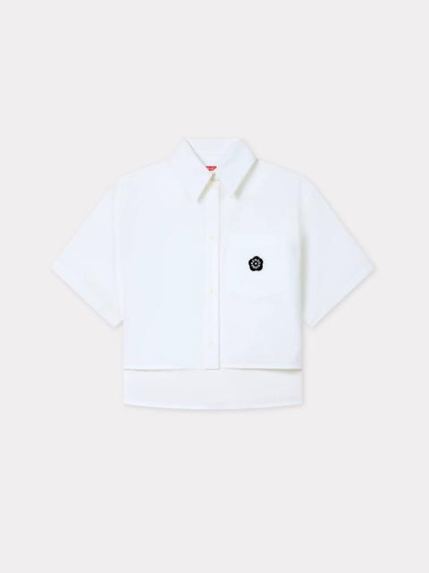 'Boke Flower 2.0' dropped shoulders shirt in cotton poplin