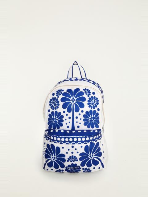 Blue Palermo Pocket Backpack