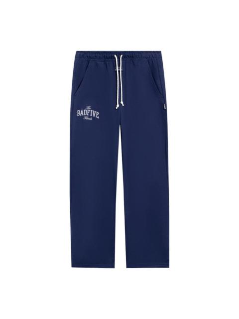 Li-Ning BadFive Graphic Straight Sweatpants 'Navy' AKLSF85-2