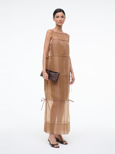 STAUD CHANDLER DRESS WALNUT