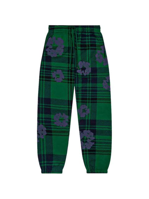 plaid wreath sweatpants