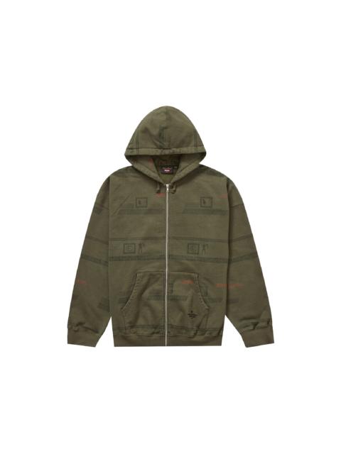 Supreme UNDERCOVER Zip Up Hooded Sweatshirt Dark Olive