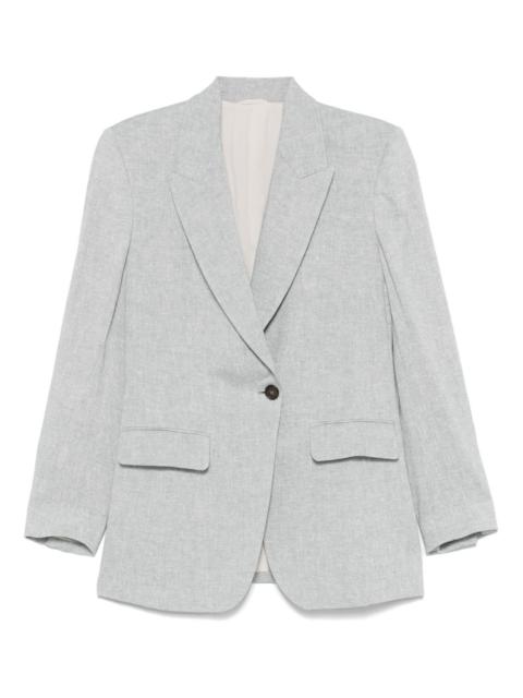 single-breasted blazer