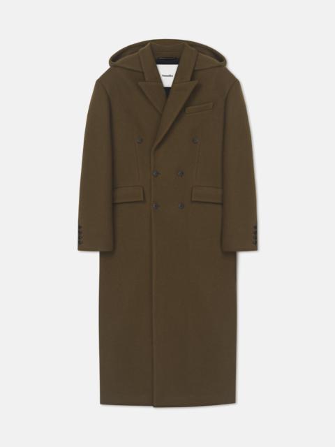 Aged Felted Wool Coat