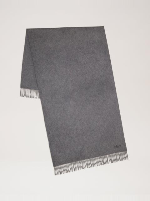 Solid Merino Wool Scarf
Grey Melange Embroidered Merino Wool