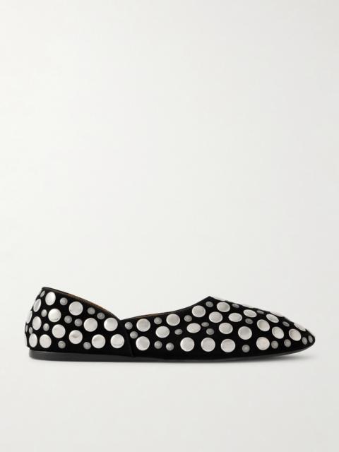 Jane Studded Suede Flats