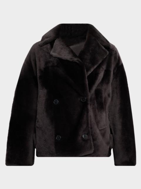 Shearling Pea Coat