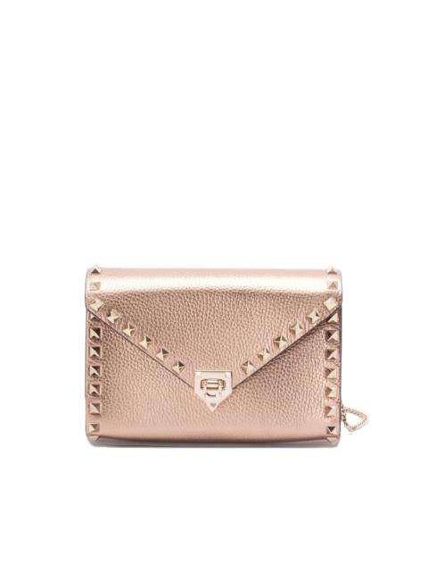 Rockstud leather satchel bag