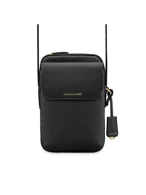 Leather Zip Phone Pouch