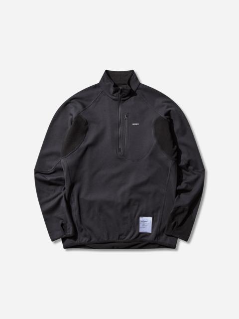 Men's FuzzFleece Half‑Zip Sweatshirt Black