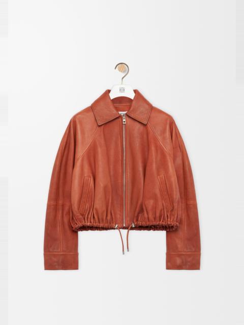 Balloon jacket in nappa lambskin