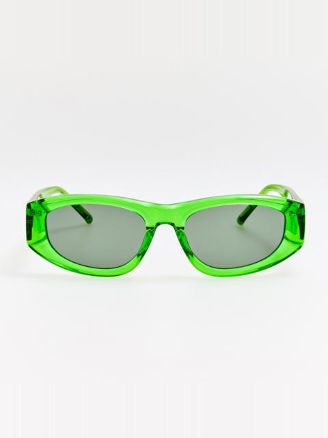 Maya D-Frame Sunglasses in Green