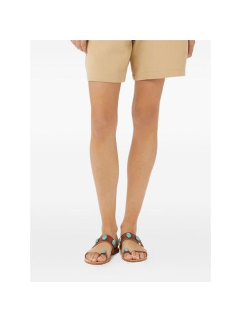 Veruska turquoise stone sandals