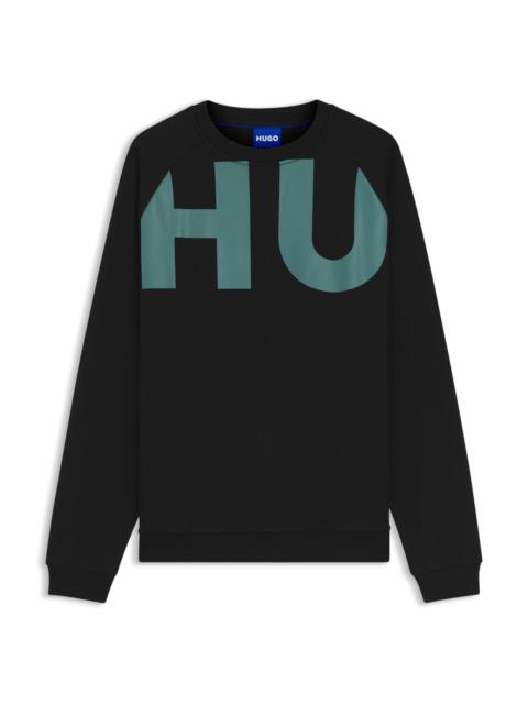 LARGE-LOGO SWEATSHIRT IN COTTON JERSEY