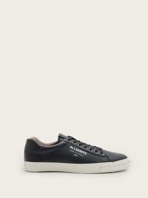 UNDERGROUND LEATHER LOW TOP SNEAKERS