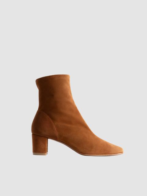 Sofia Summer Tan Suede Leather Ankle Boot