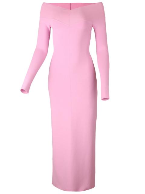 Compact Knit Long Sleeve Dress