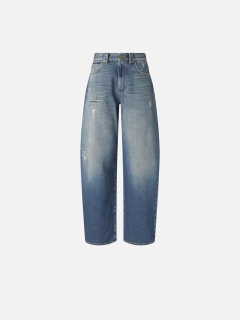 BALLOON-FIT JEANS WITH EXTRA-CURVE LEG