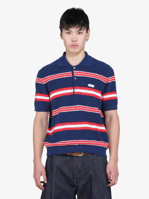 STRIPED POLO SHIRT WITH LOGO