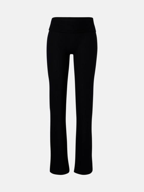 Lauren high-rise straight pants
