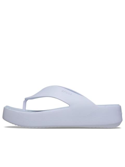 (WMNS) Crocs Getaway Platform Dreamscape Flip Flops 'Blue' 209410-5AF