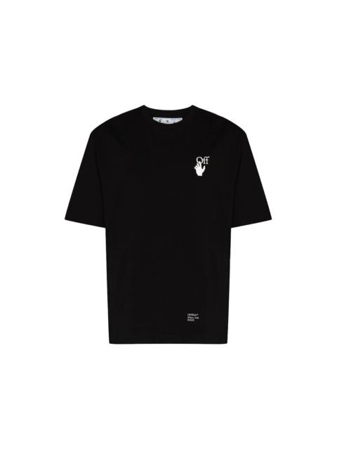 OFF-WHITE Caravaggio Saint Jerome Writing Arrows Oversized T-Shirt Black