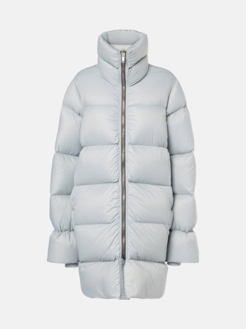 Turtle oversized down jacket