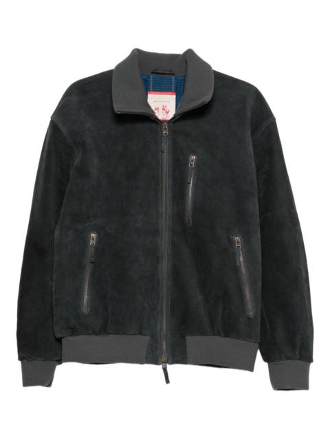 suede bomber jacket