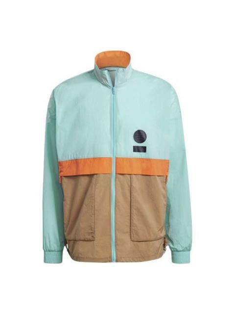 adidas Ub Wb Astro Sports Stylish Windproof Stand Collar Jacket Colorblock GU1758
